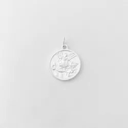 Pingente medalha São Miguel Arcanjo dupla face pra... - BRAGHETTO