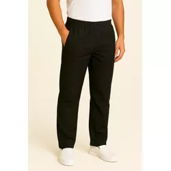 Calça Preta Gabardine Masculina - Pijama Cirúrgico... - BRANCURA