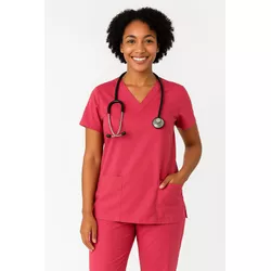 Camisa Scrub Pijama Cirúrgico Rosa PInk - SC5681 - BRANCURA