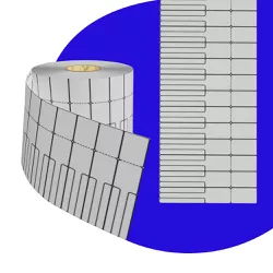 Etiqueta Serrilha Dobravel - 75x13 - Bopp Brilho -... - Brice
