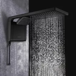 Ducha Lorenzetti Acqua Duo Matte Black Eletrônico 7800w 220v - Broketto Materiais Elétricos