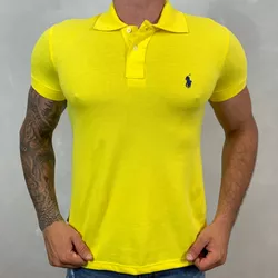 Polo Prl Amarelo⭐ - A-1023 - LOJA VIPIX
