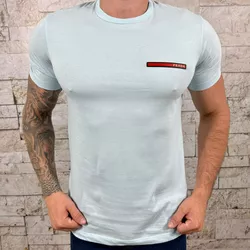 Camiseta Prada Azul Bebe⭐ - 1781 - DROPA AQUI