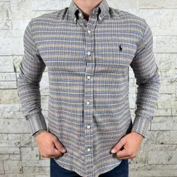 Camisa Manga Longa PRL Xadrez - 1824 - DROPA AQUI