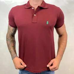 Polo PRL Vinho - A-2669 - DROPA AQUI