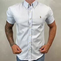 Camisa Manga Curta PRL Azul ⭐ - 30030 - LOJA VIPIX