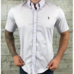 Camisa Manga Curta PRL Lilás⭐ - 30045 - LOJA VIPIX
