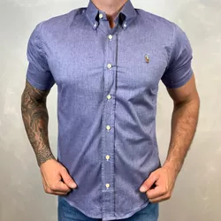 Camisa Manga Curta PRL Azul ⭐ - 30067 - DROPA AQUI