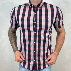 Camisa Manga Curta PRL Xadrez - 30100 - REI DO ATACADO