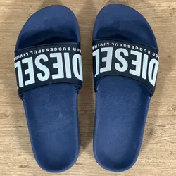 Chinelo Slide Diesel Azul Marinho⭐ - 3183 - DROPA AQUI