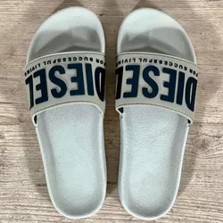 Chinelo Slide Diesel Bege - 3185 - LOJA VIPIX