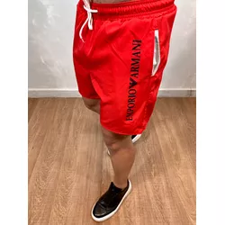 Bermuda Short Armani Vermelho⭐ - 3199 - DROPA AQUI