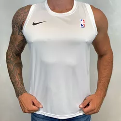 Regata Nike Dry Fit Branco - 3459 - DROPA AQUI