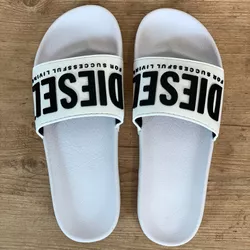 Chinelo Slide Diesel Branco⭐ - 3465 - LOJA VIPIX