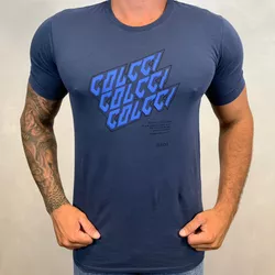 Camiseta Colcci Azul DFC⭐ - 3486 - DROPA AQUI