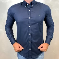 Camisa Manga Longa LCT Azul⭐ - 40010 - DROPA AQUI