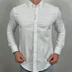 Camisa Manga longa LCT Branco⭐ - 40184 - DROPA AQUI