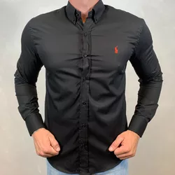 Camisa Manga Longa PRL Preto⭐ - 40316 - DROPA AQUI