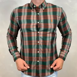 Camisa Manga Longa PRL Xadrez Vinho⭐ - 40334 - DROPA AQUI