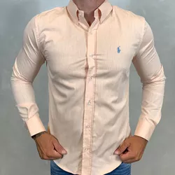 Camisa Manga Longa PRL Salmão⭐ - 40437 - DROPA AQUI