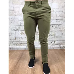 Calça Sarja Lct Verde Militar⭐ - 2774 - DROPA AQUI