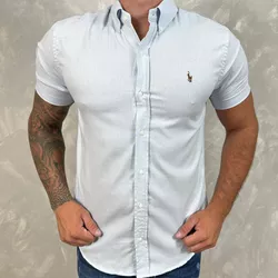 Camisa Manga Curta PRL Azul⭐ - 30231 - LOJA VIPIX