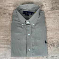 Camisa Manga Curta PRL Caqui⭐ - 30259 - LOJA VIPIX