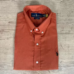 Camisa Manga Curta PRL Terracota ⭐ - 30277 - DROPA AQUI