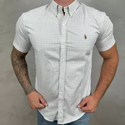Camisa Manga Curta PRL Xadrez⭐ - 30296 - DROPA AQUI