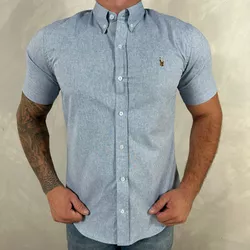 Camisa Manga Curta PRL Azul ⭐ - 30312 - DROPA AQUI