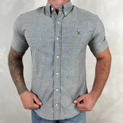 Camisa Manga Curta PRL Cinza - 30313 - LOJA VIPIX