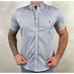 Camisa Manga Curta PRL Azul - 30315 - REI DO ATACADO