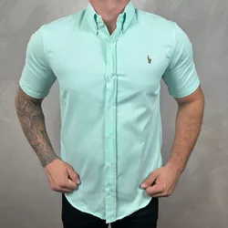 Camisa Manga Curta PRL Verde - 30358 - DROPA AQUI