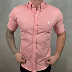 Camisa Manga Curta PRL Rosa⭐ - 30366 - DROPA AQUI