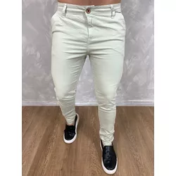 Calça Sarja PRL Creme - 4393 - LOJA VIPIX