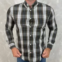 Camisa Manga Longa Th Xadrez preto⭐ - 40651 - DROPA AQUI