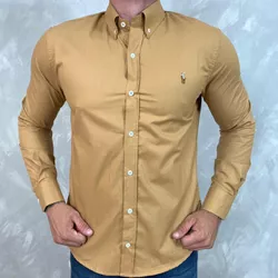 Camisa Manga Longa PRL Caramelo - 40677 - DROPA AQUI