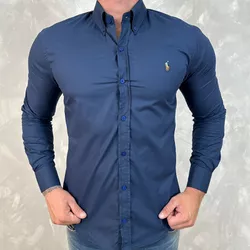 Camisa Manga Longa Prl Azul - 40695 - LOJA VIPIX