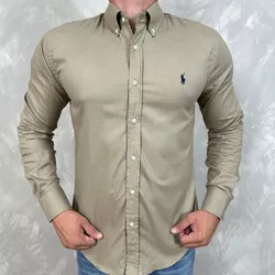 Camisa Manga Longa PRL Marrom ⭐ - 40725 - LOJA VIPIX