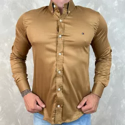 Camisa Manga Longa TH Dourada - 40762 - DROPA AQUI