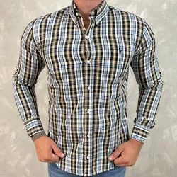 Camisa Manga Longa PRL Xadrez ⭐ - 40801 - DROPA AQUI