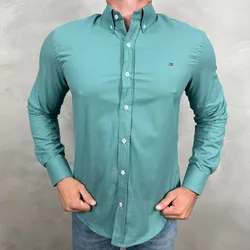 Camisa Manga Longa TH Verde - 40909 - DROPA AQUI