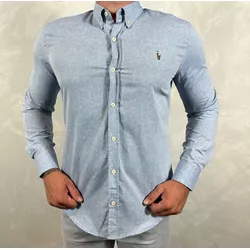 Camisa Manga Longa PRL Azul - 40935 - LOJA VIPIX