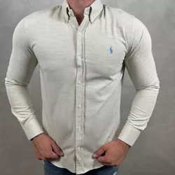 Camisa Manga Longa PRL Bege ⭐ - 40949 - DROPA AQUI