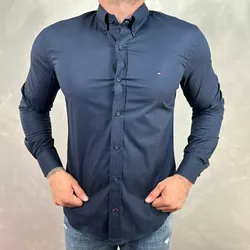 Camisa Manga Longa TH Azul⭐ - 40972 - LOJA VIPIX