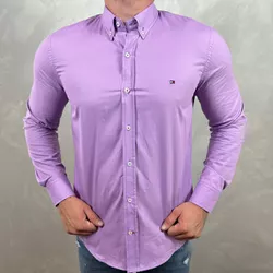 Camisa Manga Longa TH Lilás ⭐ - 40978 - DROPA AQUI