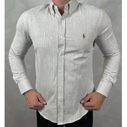 Camisa Manga Longa Linho PRL - 41038 - DROPA AQUI