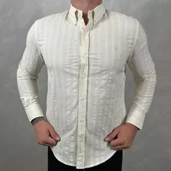 Camisa Manga Longa Linho PRL - 41044 - DROPA AQUI