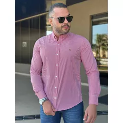 Camisa Manga Longa PRL Xadrez Vermelho - 42042 - LOJA VIPIX