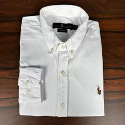 Camisa Manga Longa PRL Branco - 42089 - DROPA AQUI